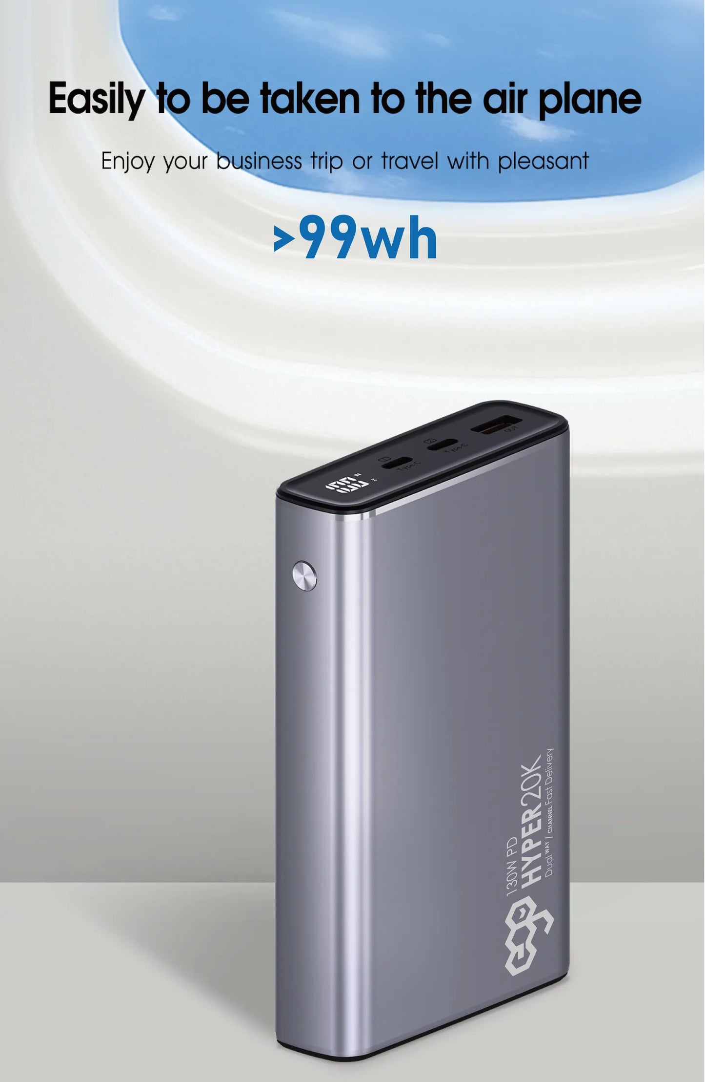 EGO Hyper20K 20000mAh 130W PD 行動電源 T110LF