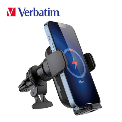 Verbatim 15W 雙線圈車用無線充電器(內置冷卻風扇)(#66896)