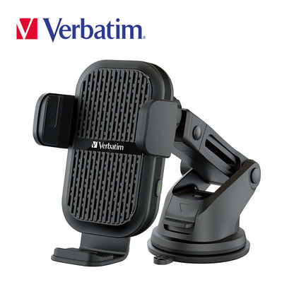 Verbatim 15W 雙線圈車用無線充電器(內置冷卻風扇)(#66896)