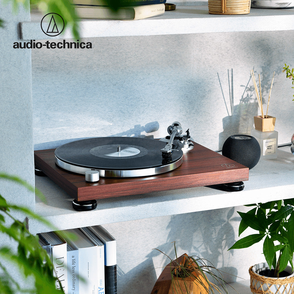 Audio-Technica 鐵三角 AT-LPW50BT RW 無線皮帶驅動式黑膠唱盤