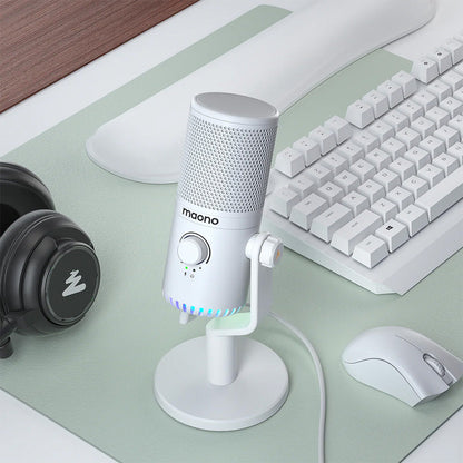 Maono 閃克 DM30 RGB 電容式麥克風