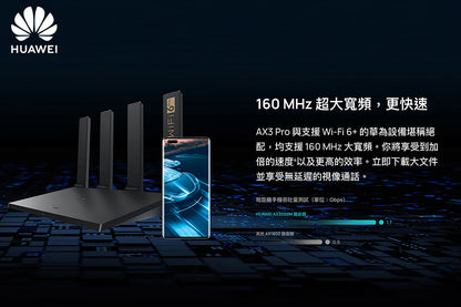 Huawei 華為 WiFi AX3 Pro Wi-Fi 6+ 路由器