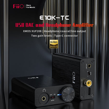 FiiO 飛傲 E10K (Type C) USB解碼耳機功率放大器