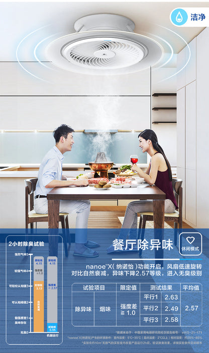 Panasonic 樂聲 nanoe™ X 淨化空氣 導光板風扇燈 HHLZ8620(平行進口 原裝正貨)