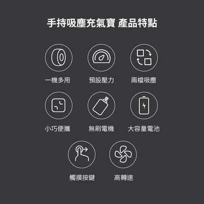 【原裝行貨 一年保養】小米有品 Lydsto 2合1 無線手持電動氣泵吸塵機 HD-SCXCCQ01