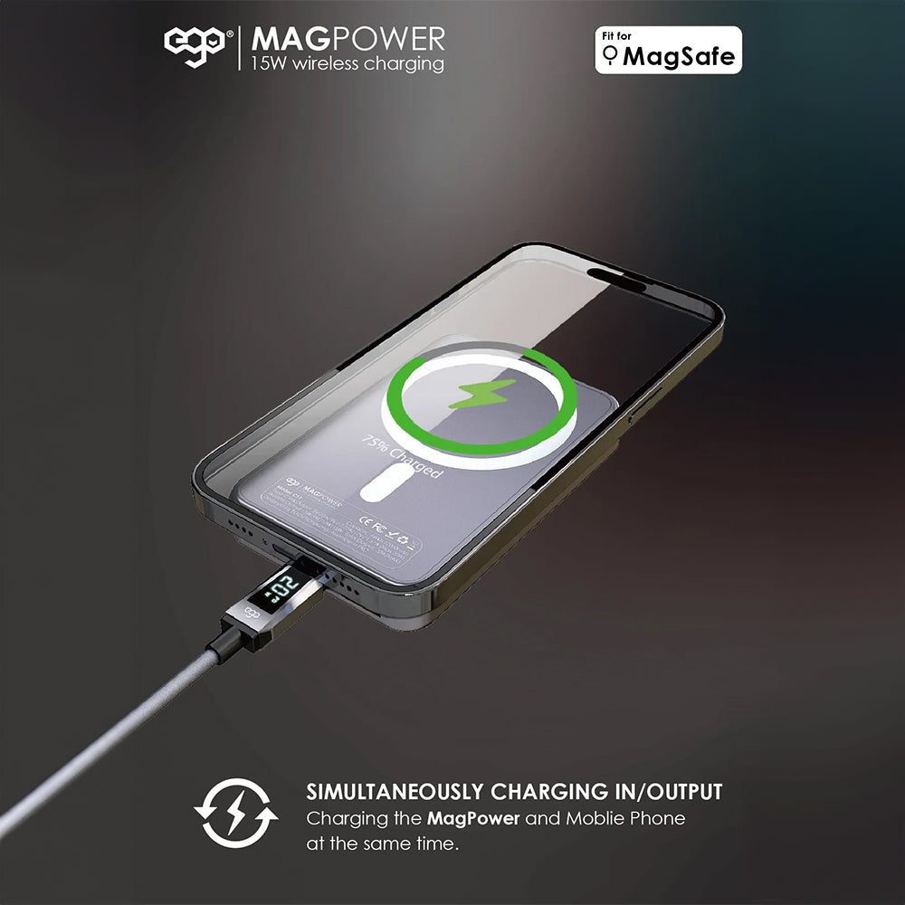 EGO MAGPOWER Gen.3 12000mAh magsafe 移動電源 C11