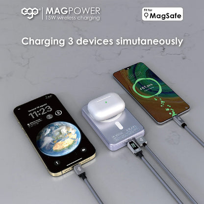 EGO MAGPOWER Gen.3 12000mAh magsafe 移動電源 C11