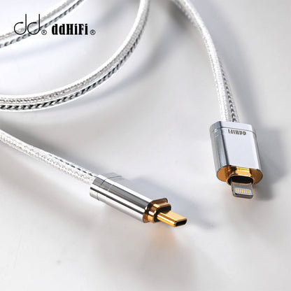 ddHiFi MFi09S / TC09S Lightning to TypeC 轉接線