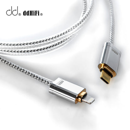 ddHiFi MFi09S / TC09S Lightning to TypeC 轉接線