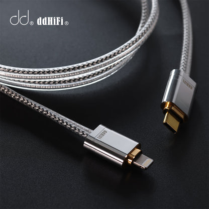 ddHiFi MFi09S / TC09S Lightning to TypeC 轉接線