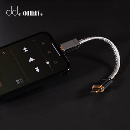 ddHiFi MFi09S / TC09S Lightning to TypeC 轉接線
