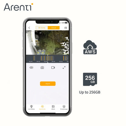 Arenti OP1 室外攝影機 2.5K 4MP超高清雲台 2.4GHz + 5.8GHz 雙頻 WiFi