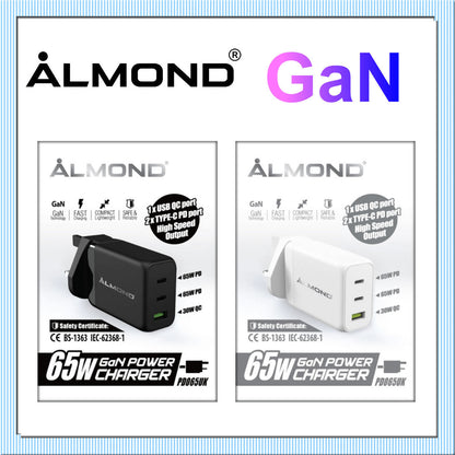 ALMOND PD065UK 快速充電器