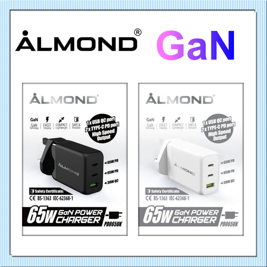 ALMOND PD065UK 快速充電器