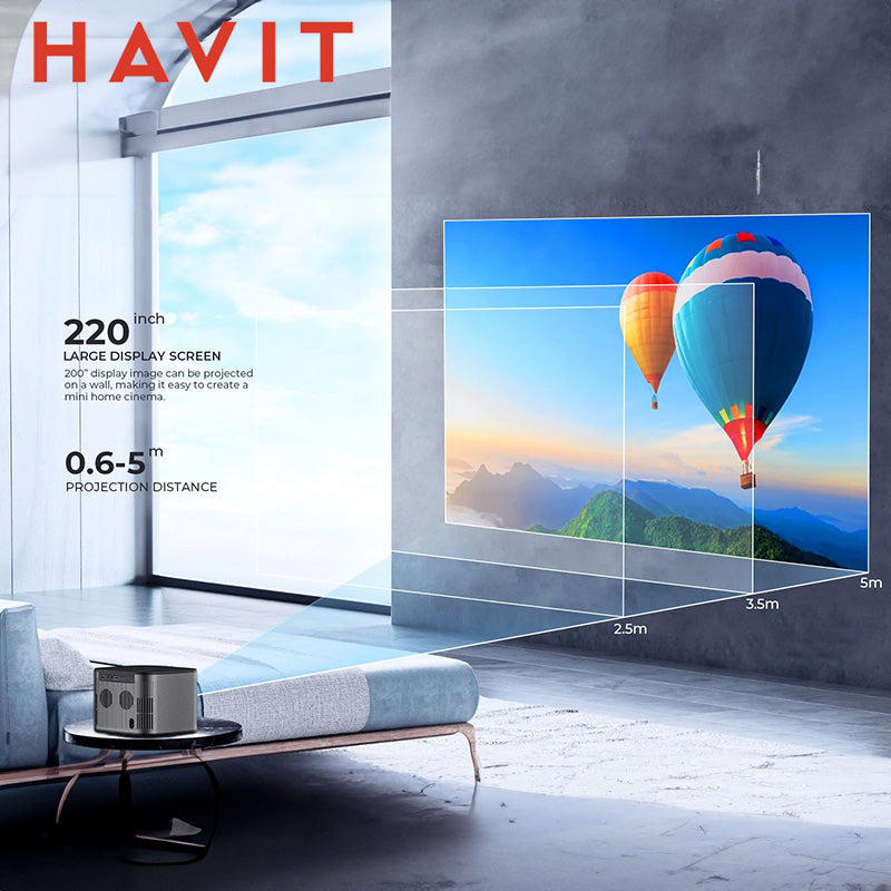 Havit 智能 4K 高清投影儀 PJ210 Pro