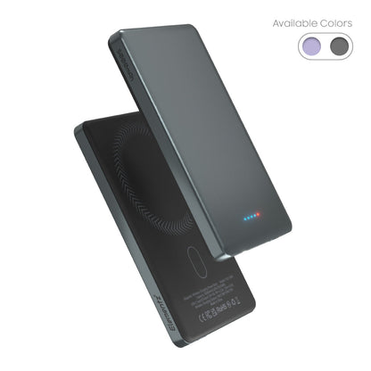 【接受預訂】Elementz 5000mAh 超薄型 磁吸式無線流動充電池 PUS-5000