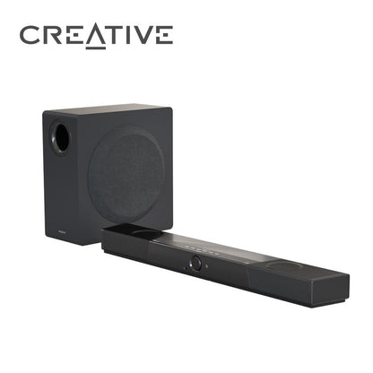 Creative SXFI CARRIER Dolby Atmos Soundbar + 重低音喇叭