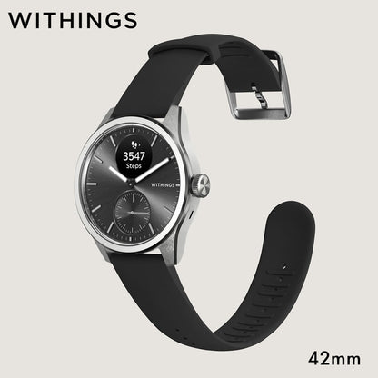 WITHINGS ScanWatch 2 混合智慧型手錶附心電圖【兩年保養】