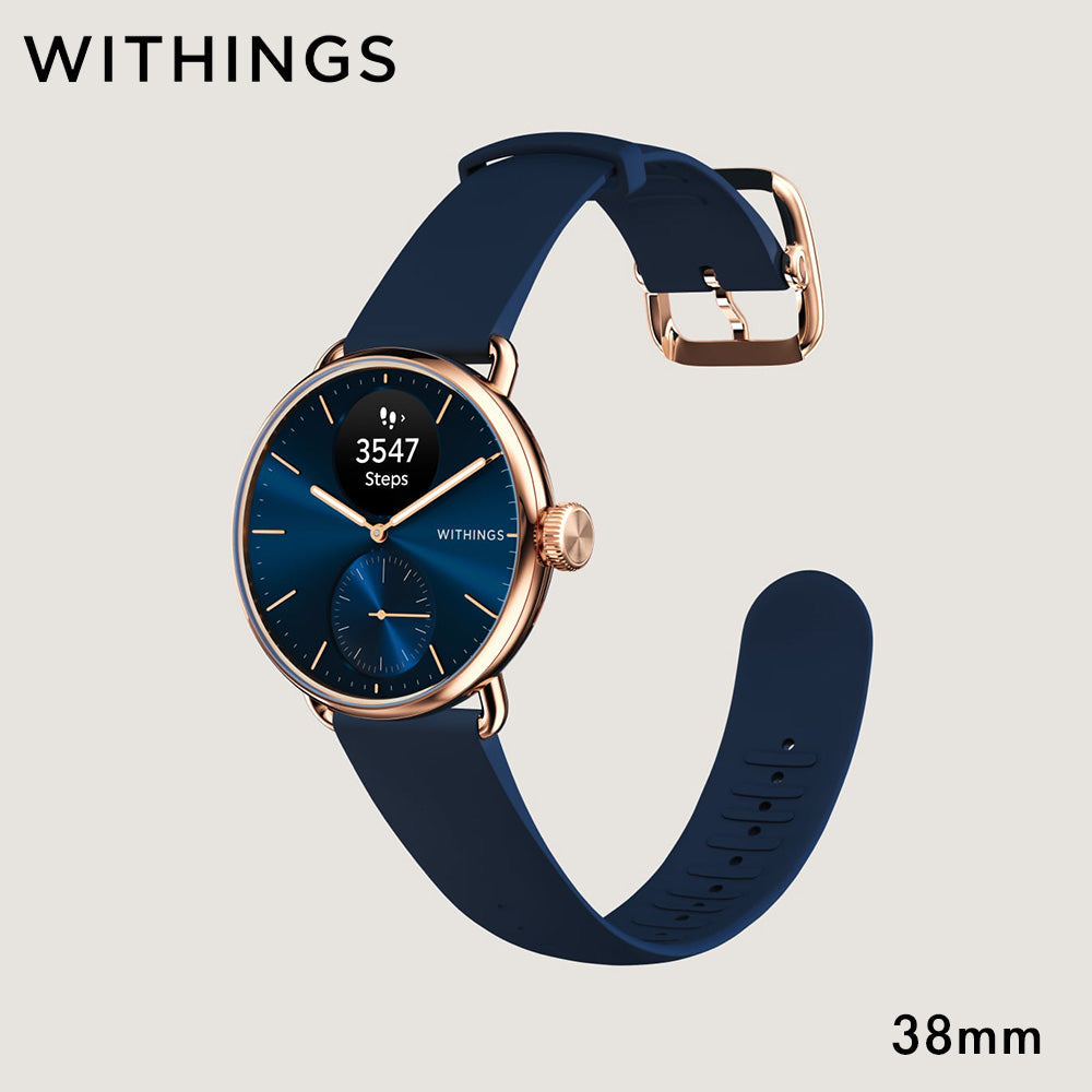 WITHINGS ScanWatch 2 混合智慧型手錶附心電圖【兩年保養】