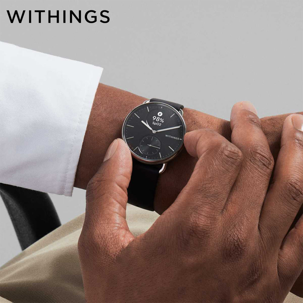 WITHINGS ScanWatch 2 混合智慧型手錶附心電圖【兩年保養】