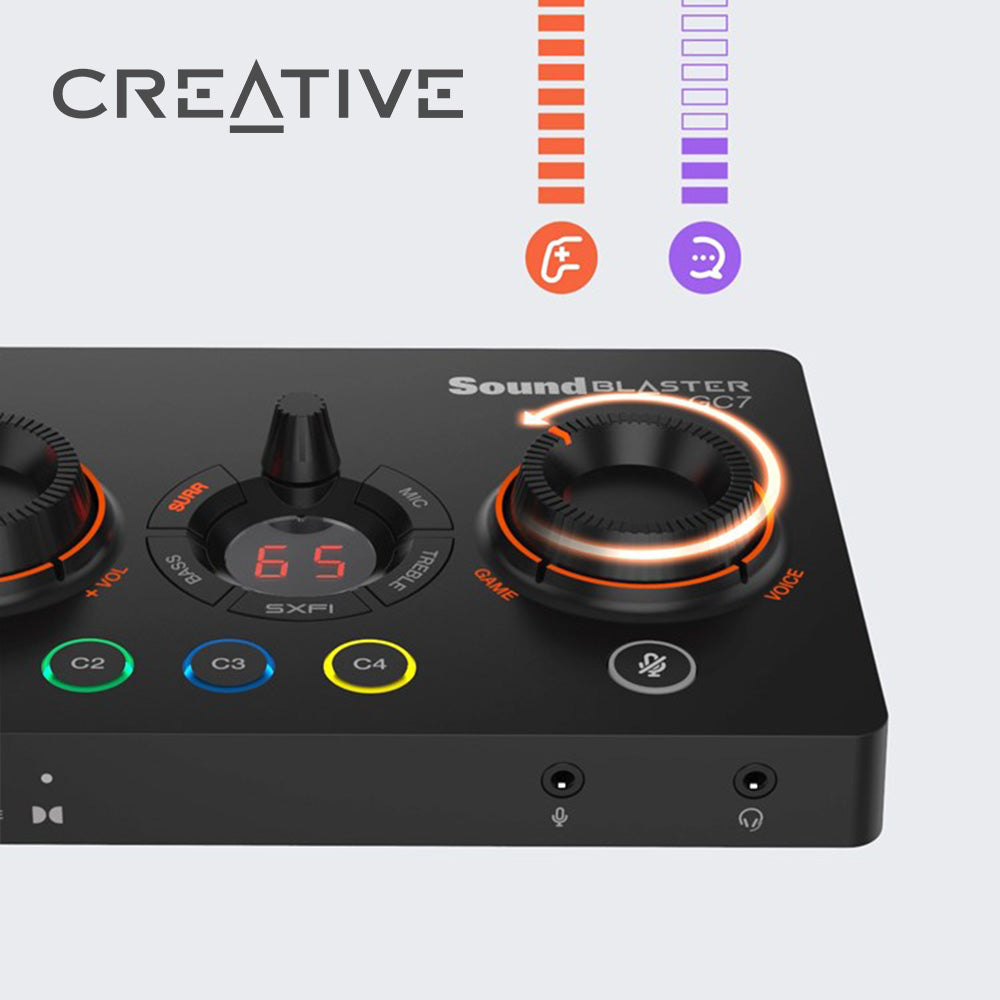 Creative Sound Blaster GC7 Super X-Fi 遊戲 USB 解碼放大器