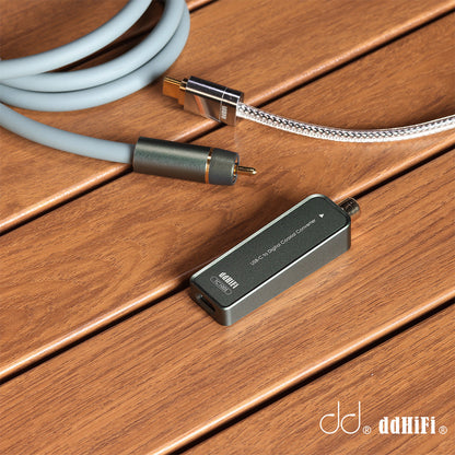 【接受預訂】ddHiFi TC100S USB-C(F) 同軸(RCA Coaxial) 轉換器