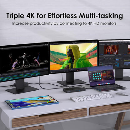 Wavlink WL-UG69PD25 PRO USB-C 4K 13 合 1 通用擴充埠，100W 功率輸出