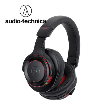 Audio-Technica 鐵三角 ATH-WS990BT 無線耳罩式耳機 - 紅色