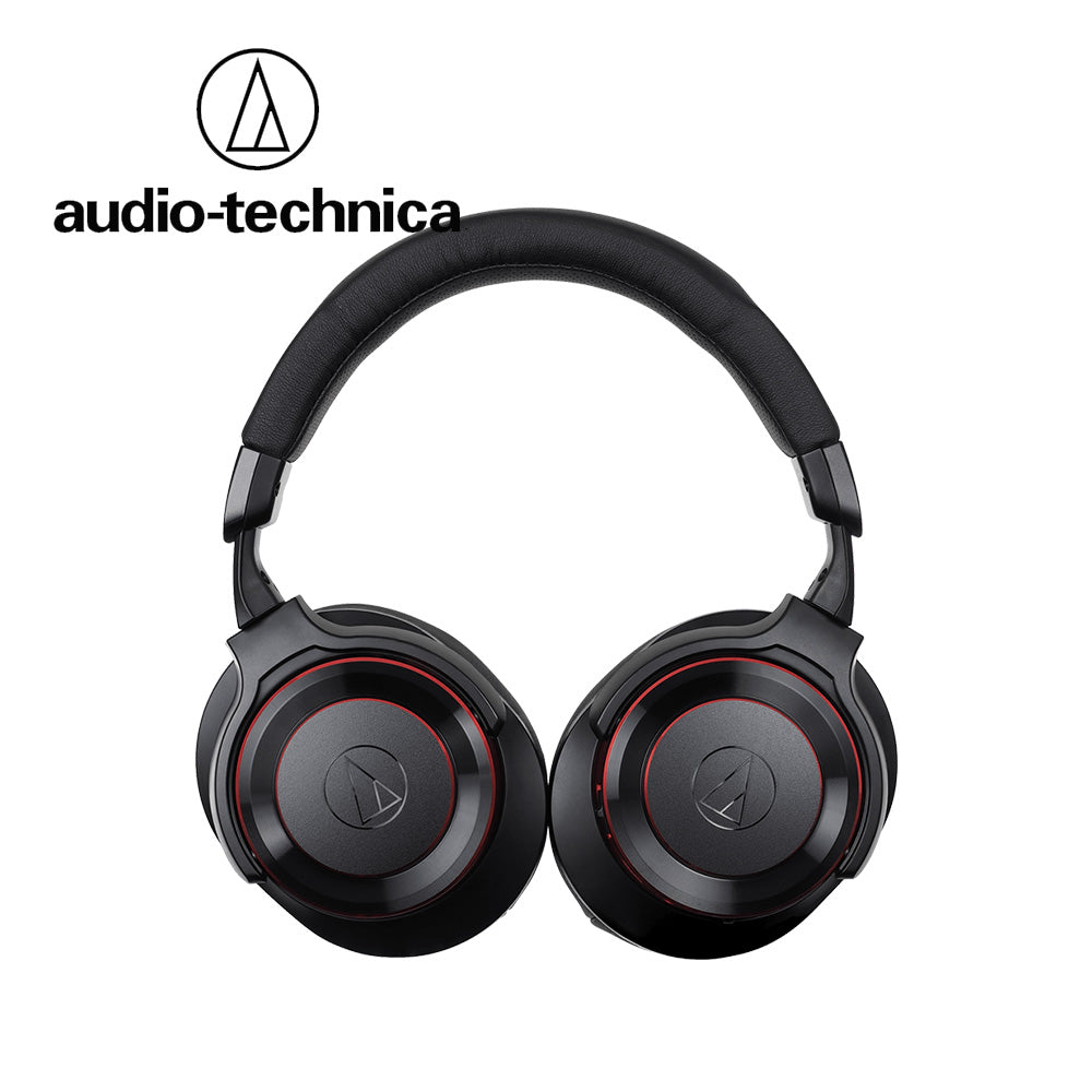 Audio-Technica 鐵三角 ATH-WS990BT 無線耳罩式耳機 - 紅色