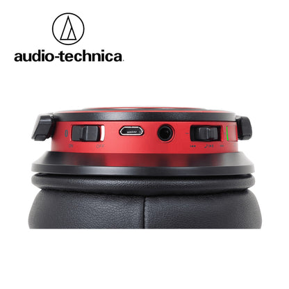 Audio-Technica 鐵三角 ATH-WS990BT 無線耳罩式耳機 - 紅色