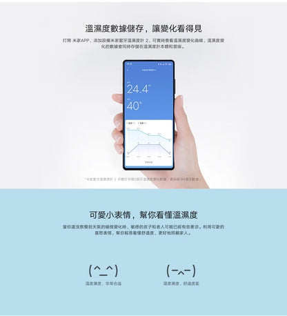 Xiaomi 小米 米家藍牙溫濕度計 2